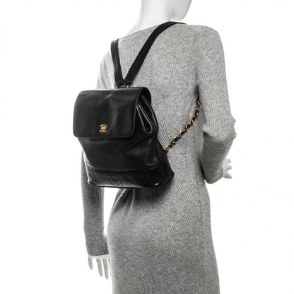 Chanel Caviar CC Backpack Black 2 of 7