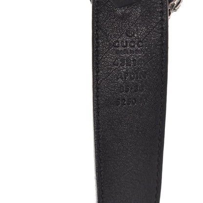 Gucci Moon Calfskin Crystal Dionysus 30mm Belt 85 34 Black Black Diamond 6 of 8