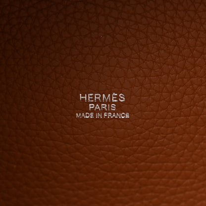 Hermes Taurillon Clemence Picotin Lock 26 GM Gold 6 of 11