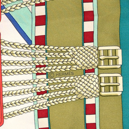 Hermes Silk Sangles En Zigzag Scarf 90 5 of 5