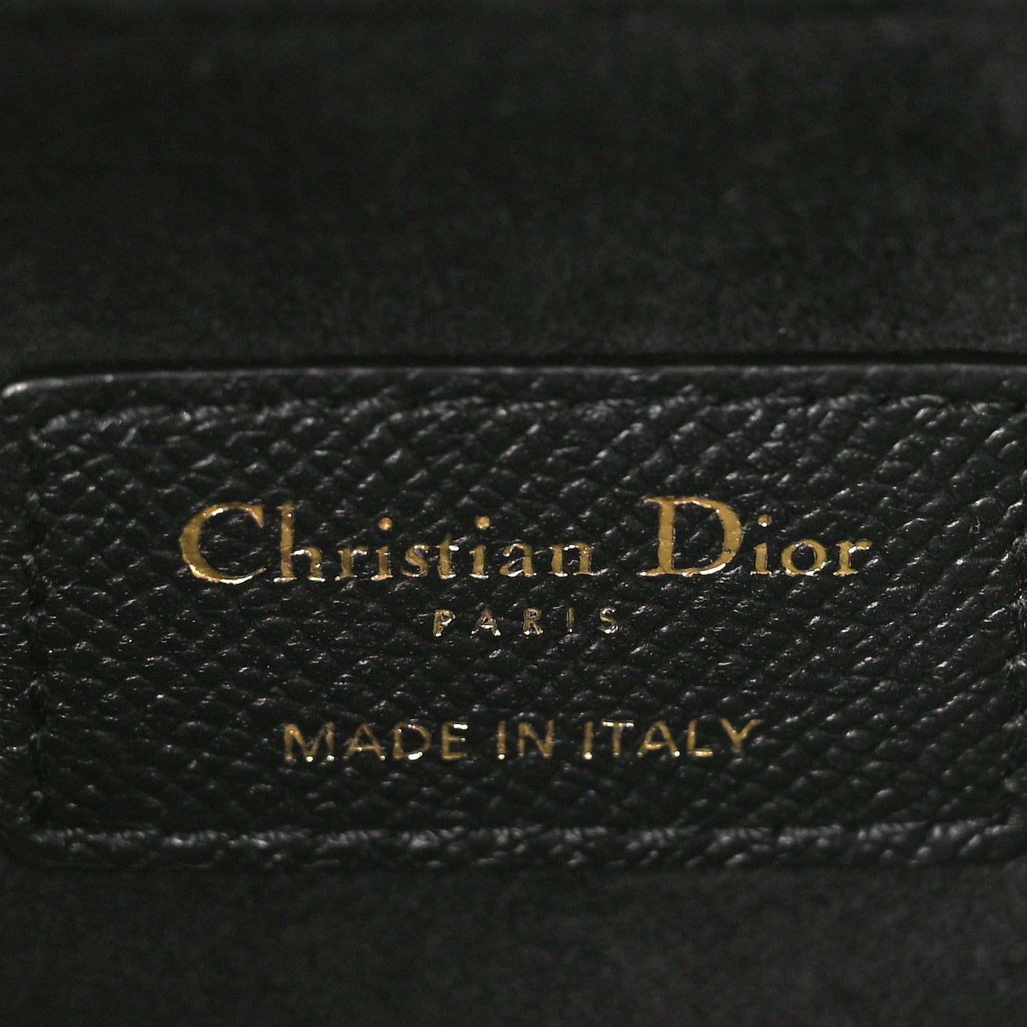 Christian Dior Grained Calfskin Mini Saddle Bag Black 6 of 8