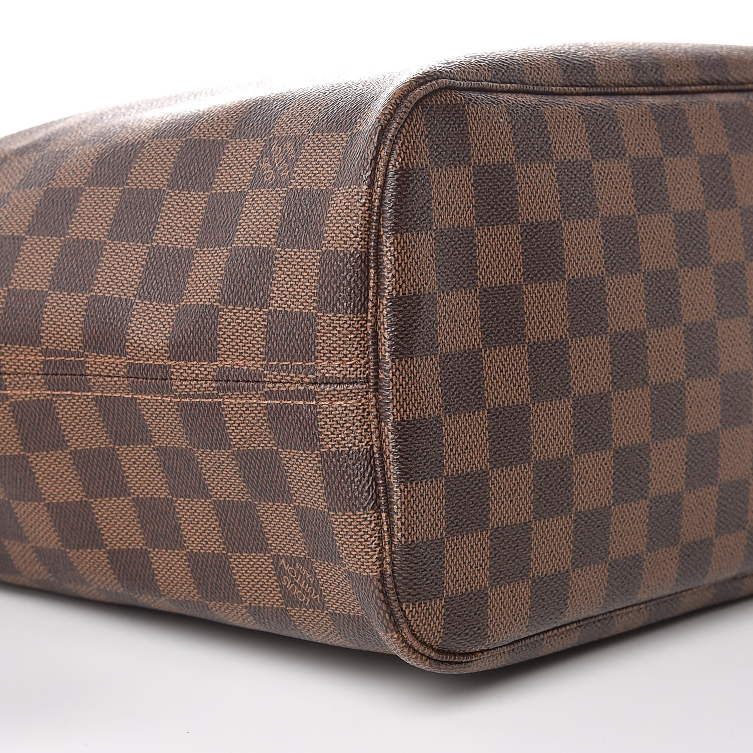 Louis Vuitton Damier Ebene Neo Neverfull MM Rose Ballerine 10 of 11