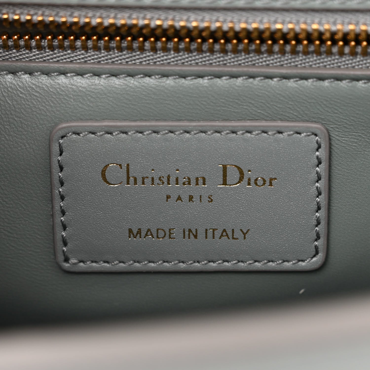 Christian Dior Smooth Calfskin 30 Montaigne Flap Bag Gray 6 of 10