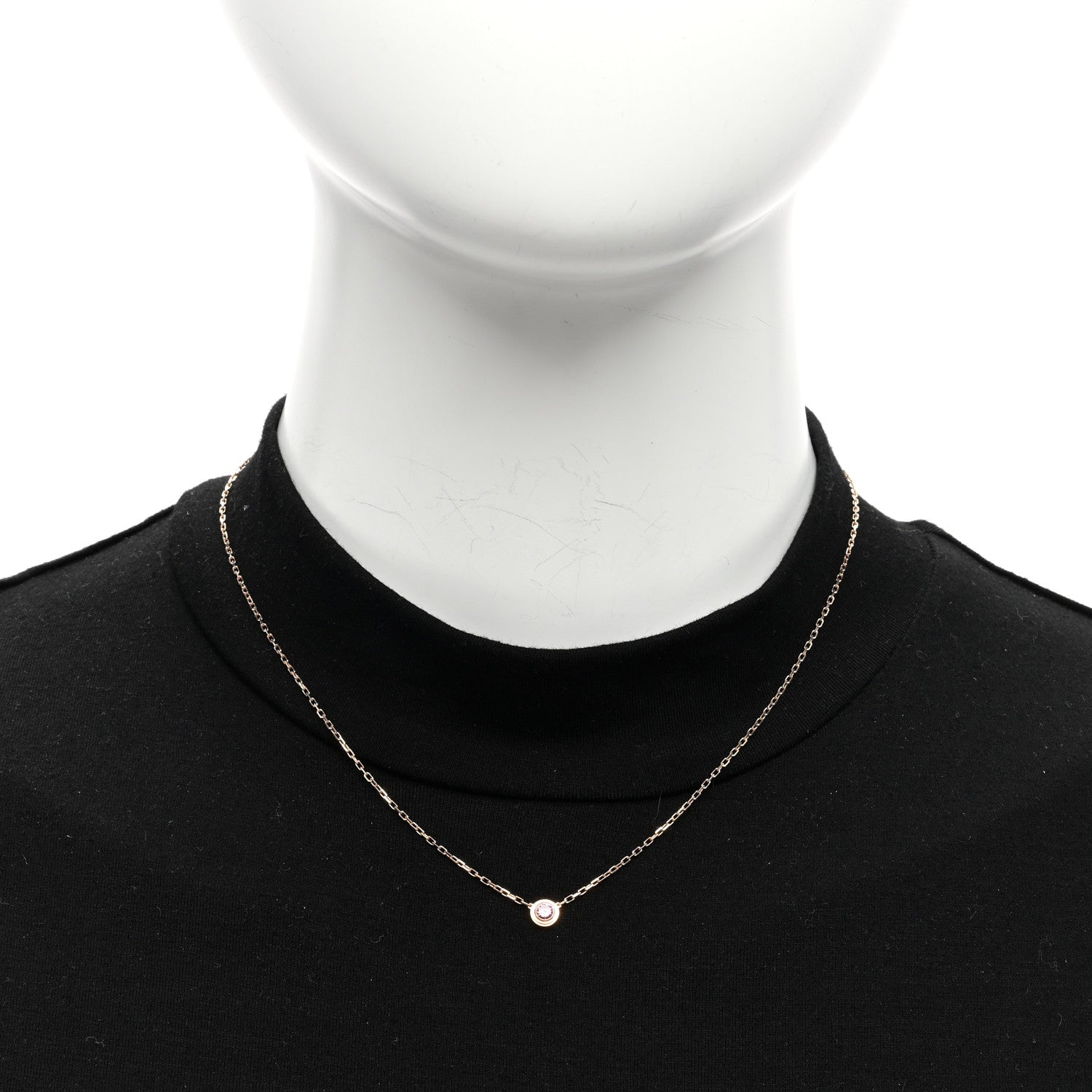 Cartier 18K Pink Gold Pink Sapphire D'Amour Pendant Necklace 4 of 4