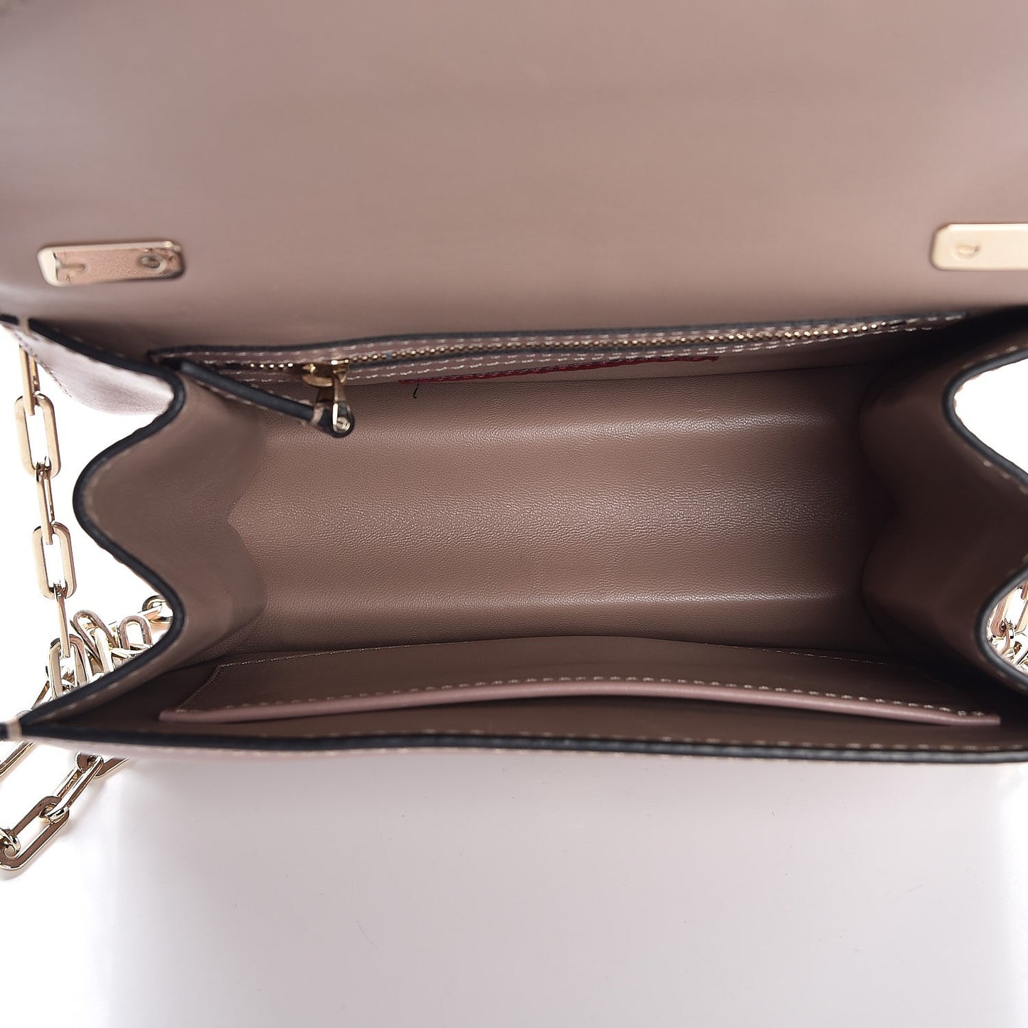 Calfskin Panther Shoulder Bag Poudre