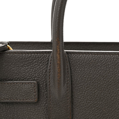 Saint Laurent Grained Calfskin Nano Sac De Jour Coal 12 of 14