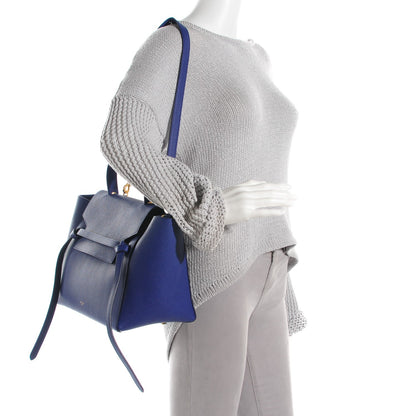 Celine Grained Calfskin Small Belt Bag Indigo 2 of 8
