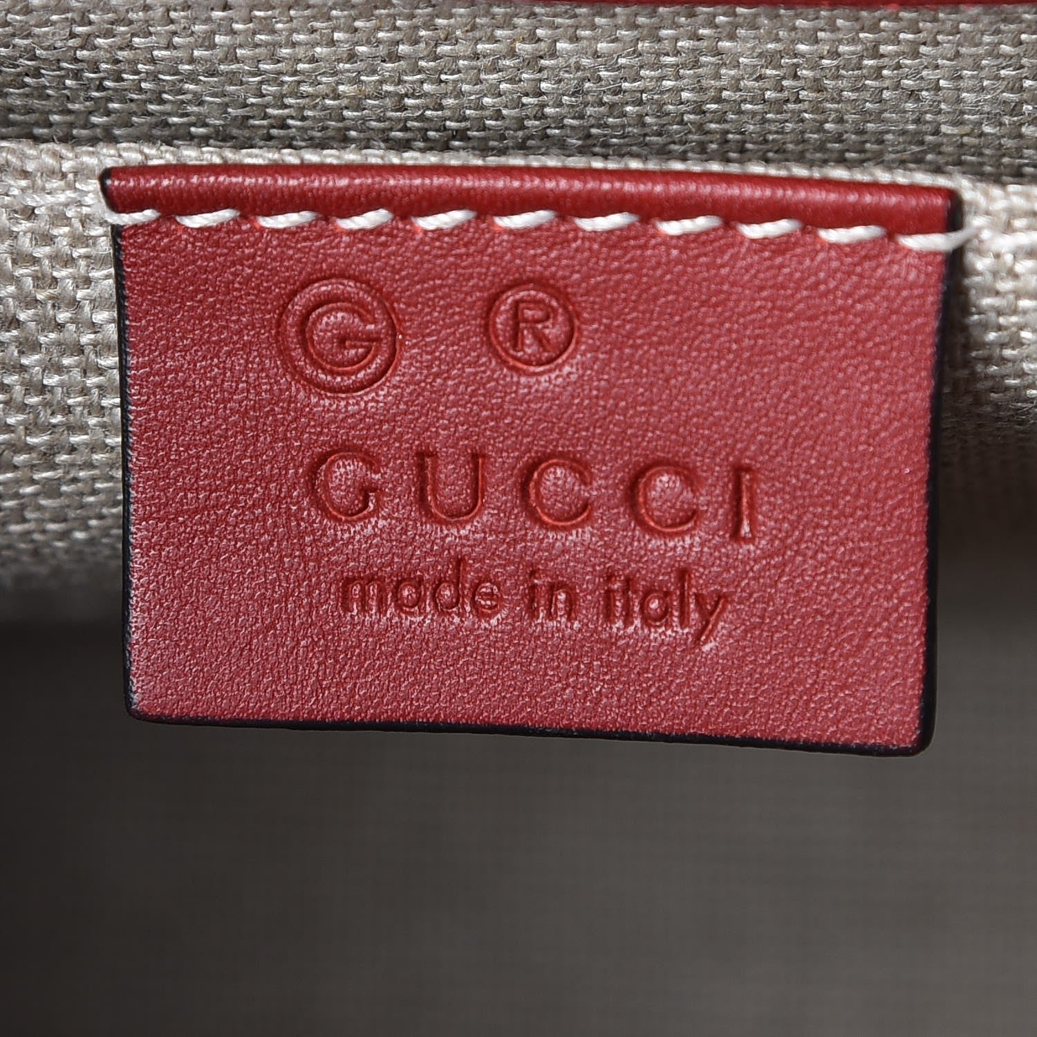 Gucci Microguccissima Medium Emily Chain Shoulder Bag Red 6 of 7