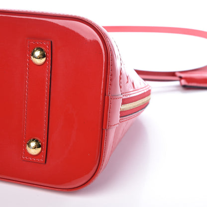 Louis Vuitton Vernis Alma PM Cherry 9 of 12