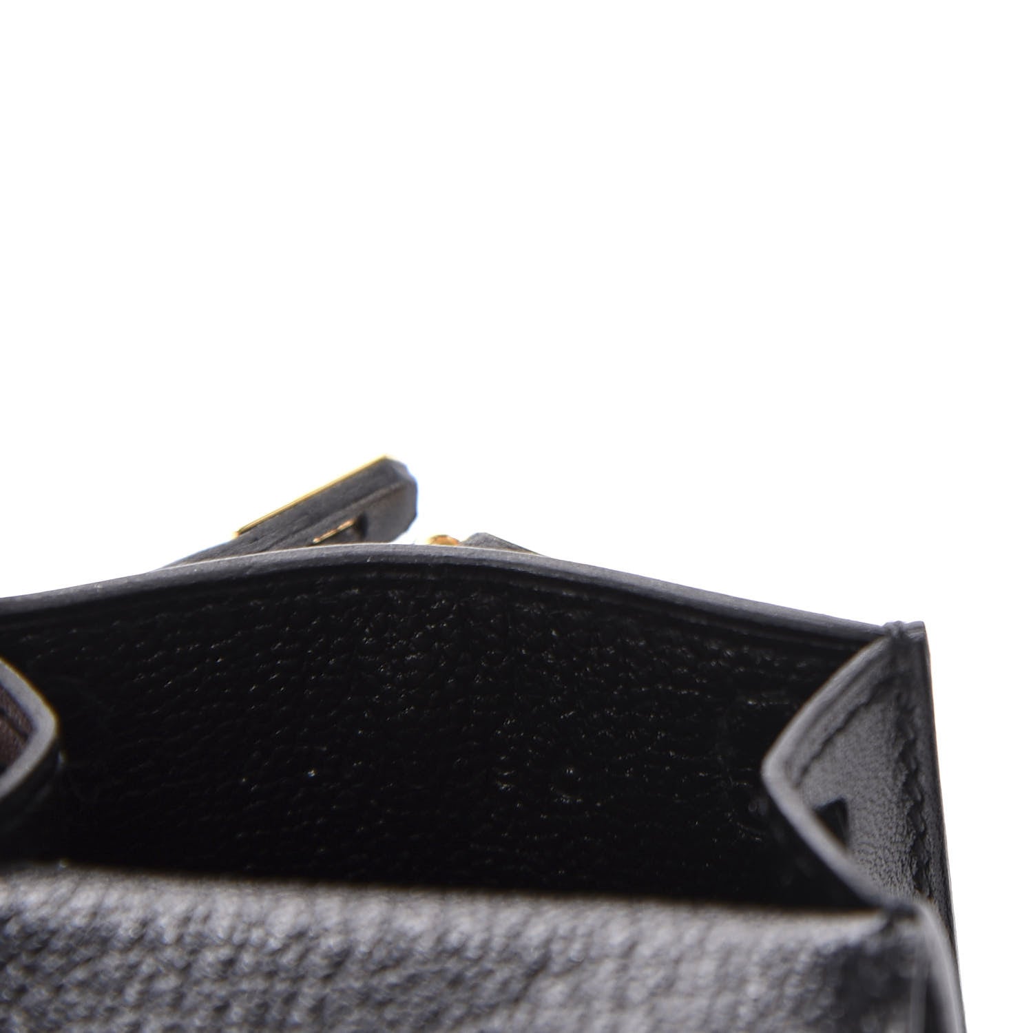Hermes Tadelakt Mini Kelly Twilly Bag Charm Black 5 of 6