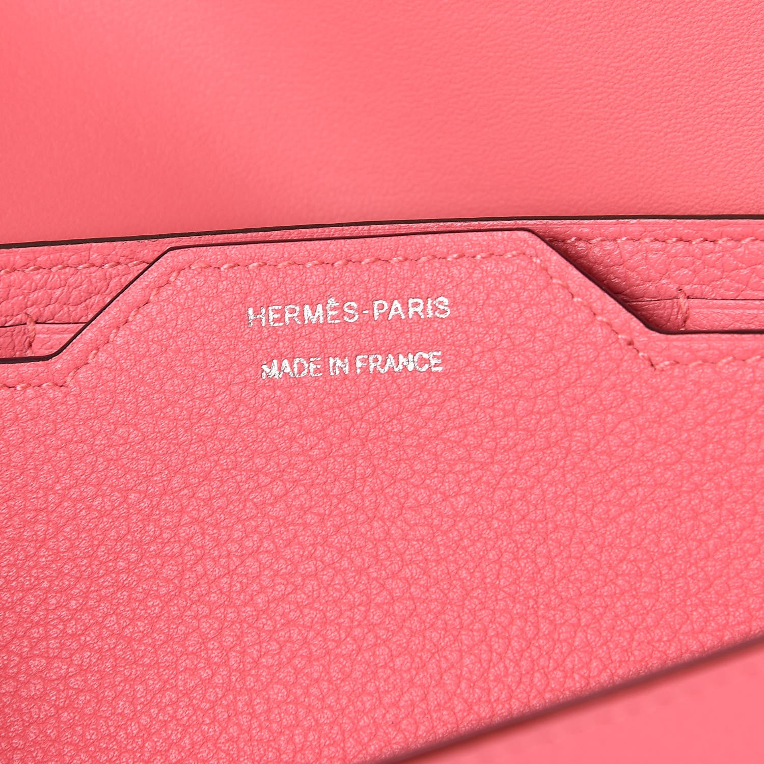 Hermes Evercolor Passant Long Wallet Rose Azalee 6 of 8
