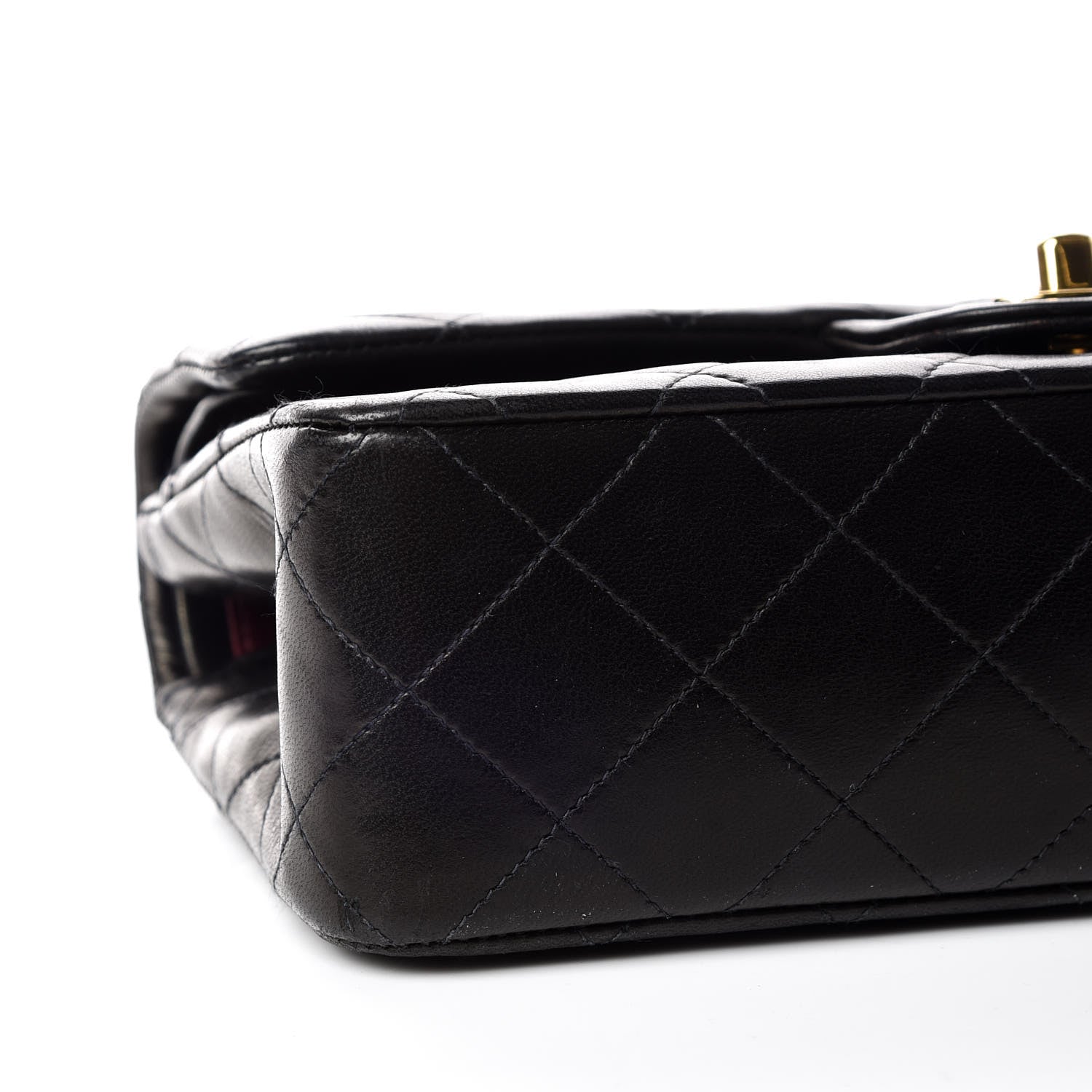 Chanel Lambskin Quilted Small Double Flap Black 5 of 16