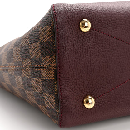 Louis Vuitton Damier Ebene Cuir Taurillon Hyde Park Fuchsia 9 of 12