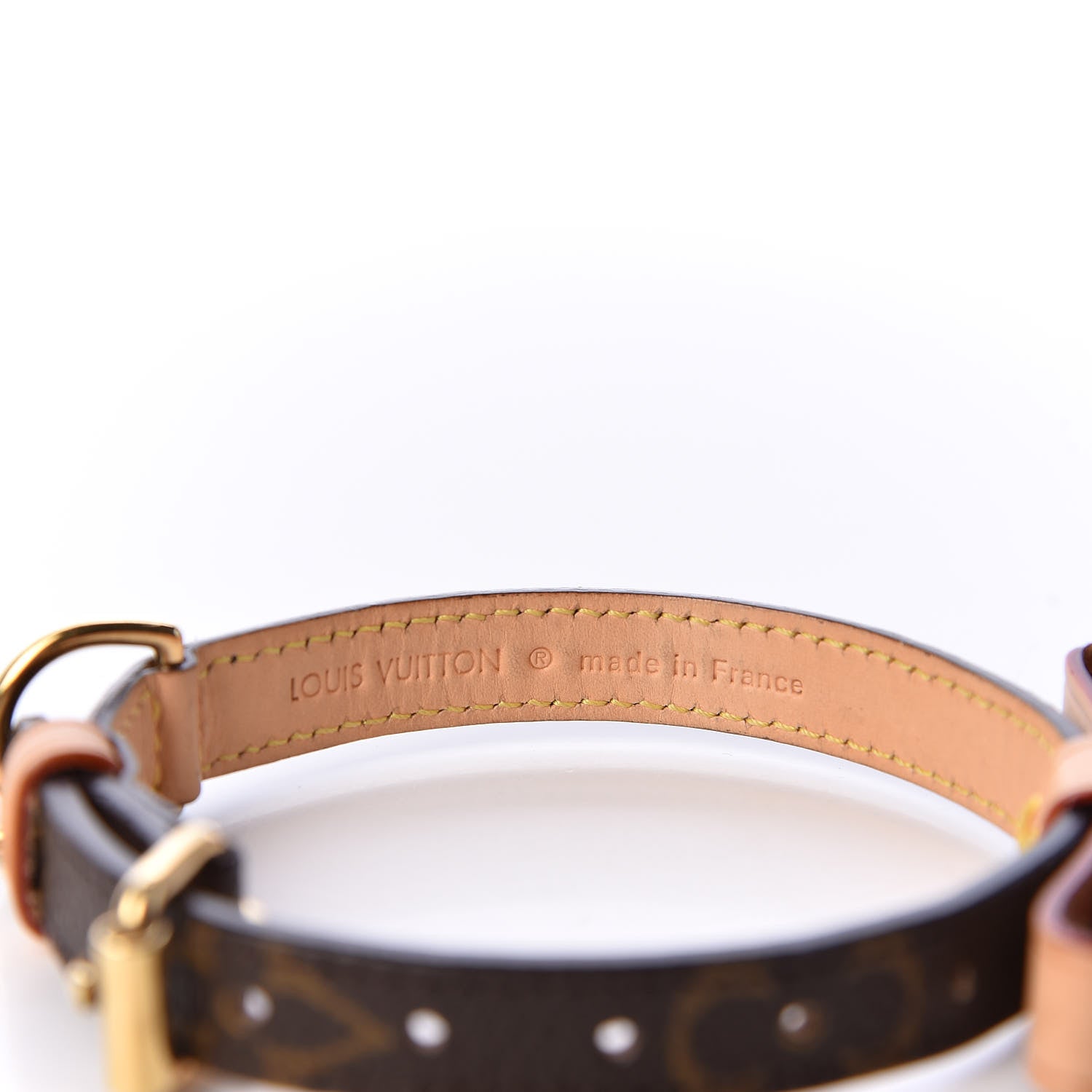 Louis Vuitton Monogram Baxter Dog Collar XS 6 of 7