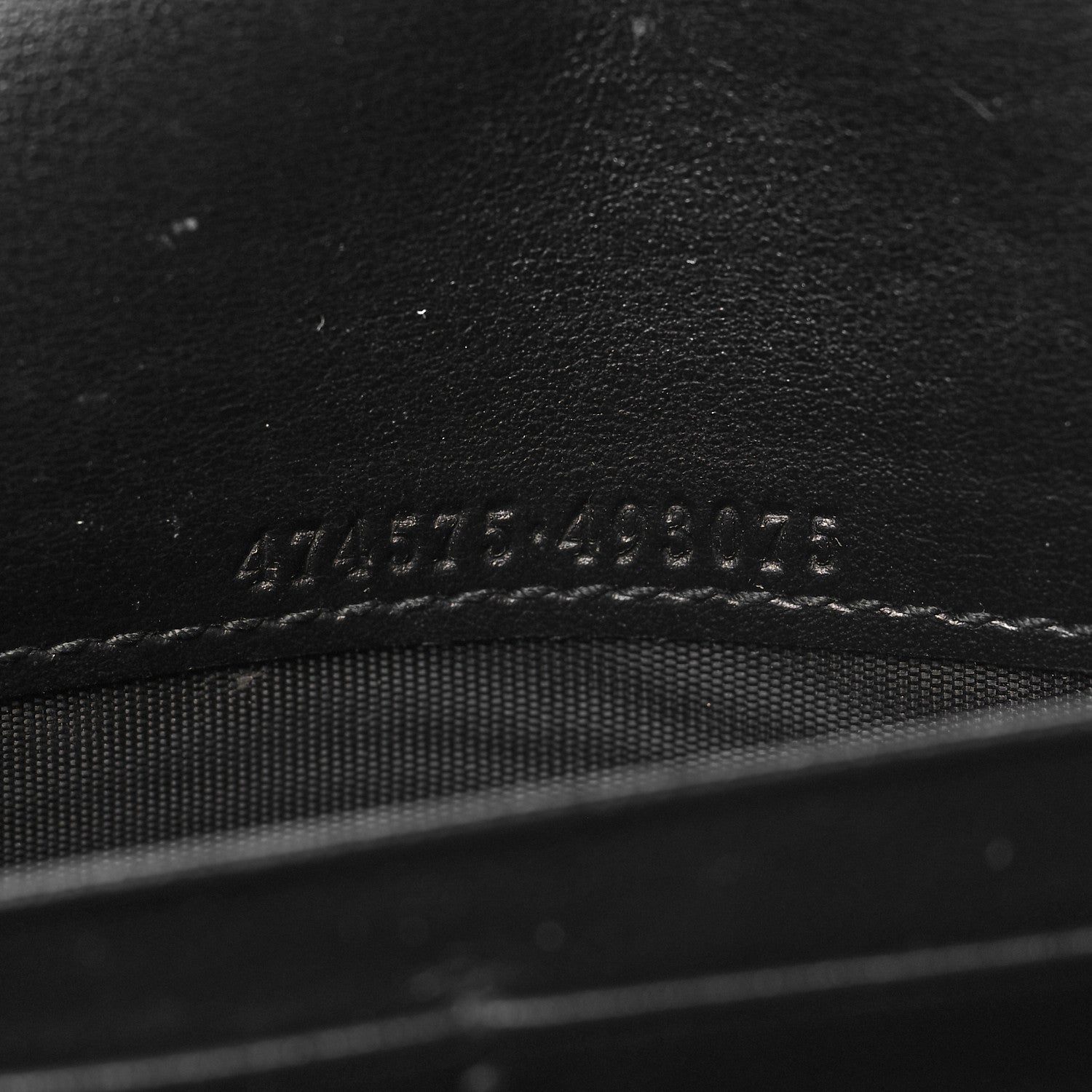 Gucci Calfskin Matelasse GG Marmont Chain Wallet Black 7 of 12