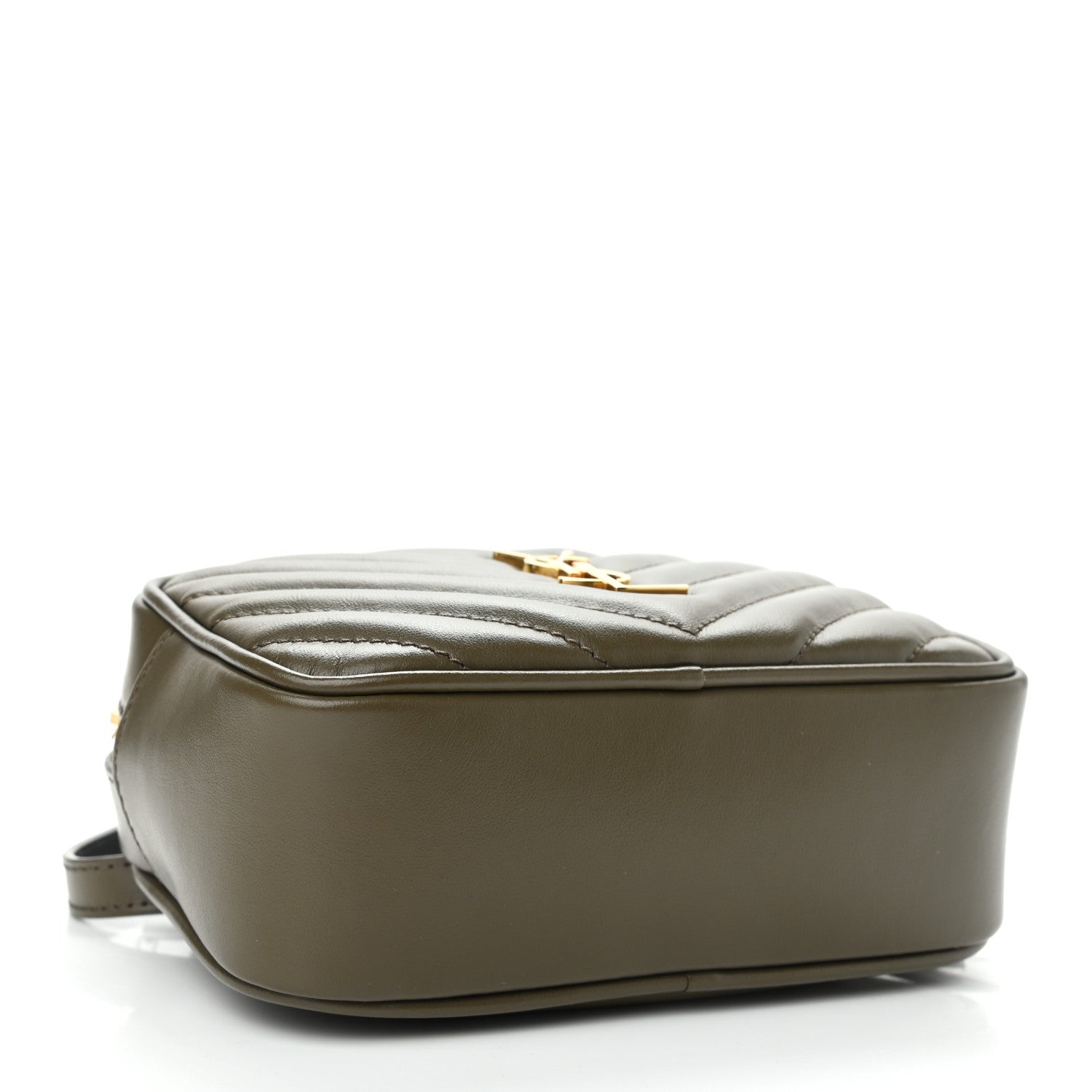 Saint Laurent Calfskin Matelasse Monogram Lou Belt Bag Seaweed 4 of 10