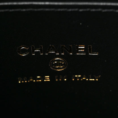 Chanel Shiny Aged Calfskin Quilted Mini Nano Kelly Shopper Black 5 of 8
