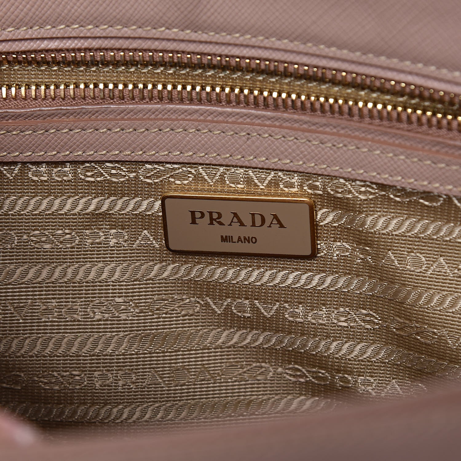 Prada Saffiano Small Galleria Double Zip Tote Cammeo 7 of 21