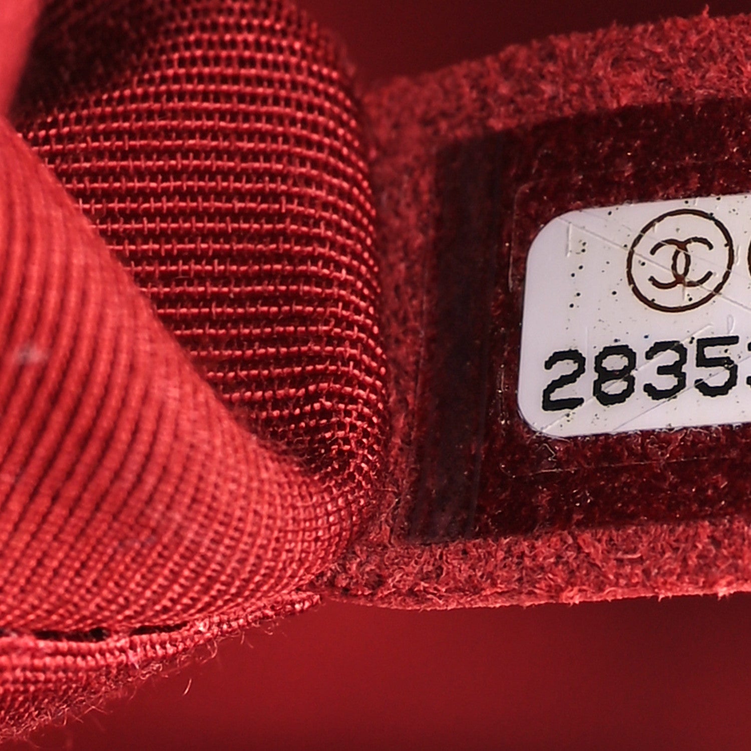 Chanel Calfskin Chevron Quilted Mini Statement Flap Red 7 of 12