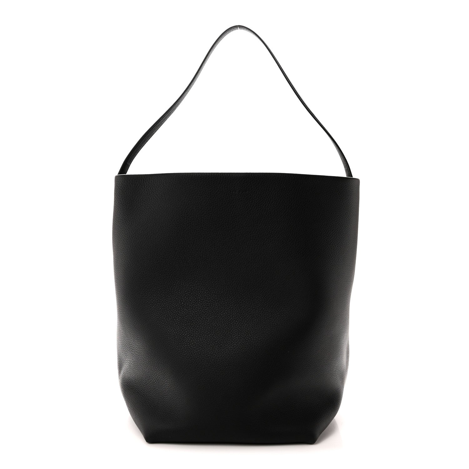 The Row Grained Calfskin Large N/S Park Tote Black 1 of 9