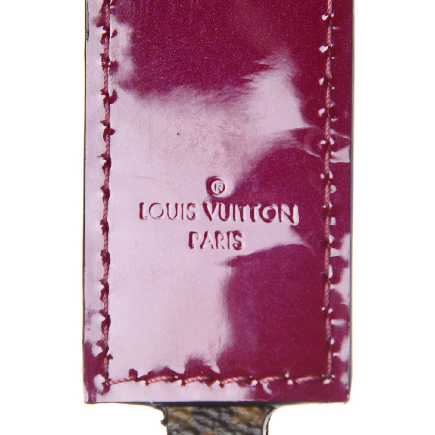 Patent Monogram Miroir Shoulder Strap Magenta