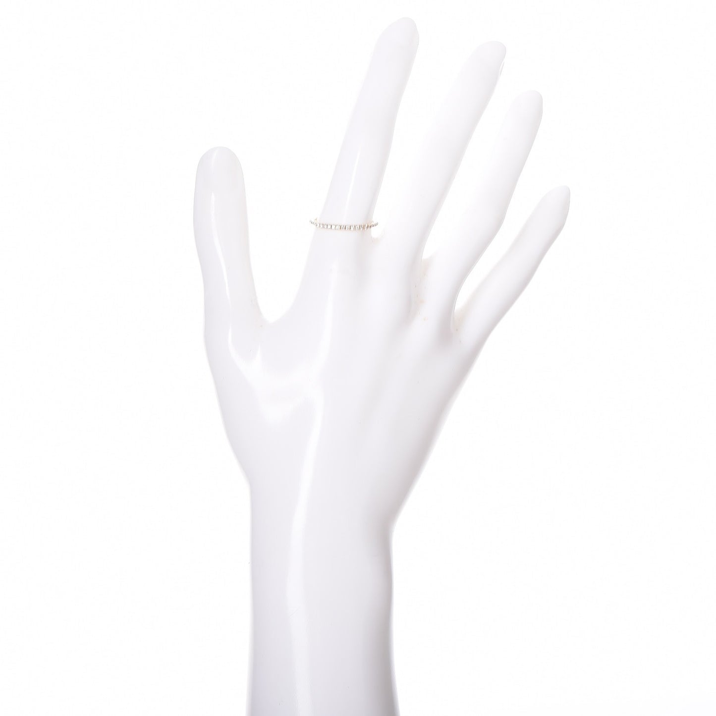 18K Yellow Gold Diamond Metro Ring 7