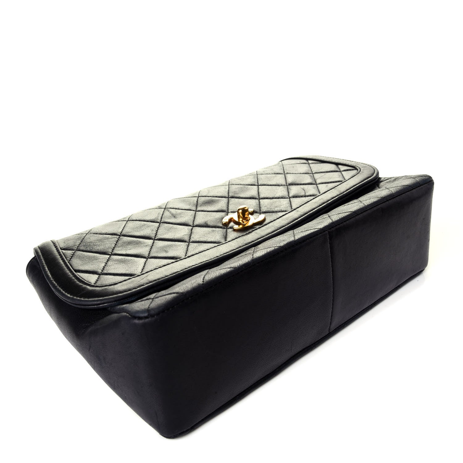 Chanel Lambskin Quilted Medium Single Flap Black 4 of 8