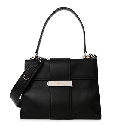 Prada City Calf Ribbon Shoulder Bag Black 1 of 14