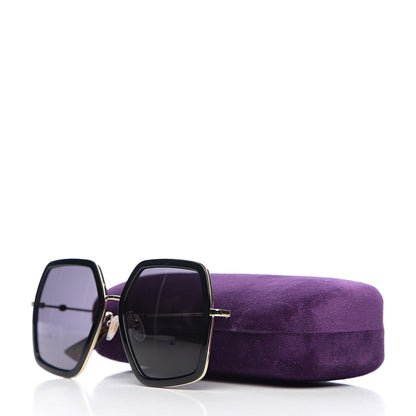 Gucci Acetate Oversize Square Frame GG0106S Sunglasses Black 8 of 8