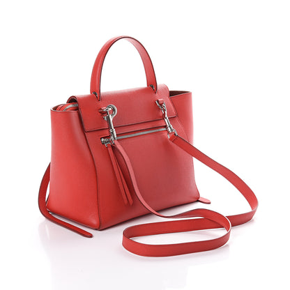 Celine Baby Grained Calfskin Micro Belt Bag Coquelicot 2 of 8