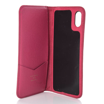 Louis Vuitton Monogram iPhone XS Max Folio Case Rose Pop 5 of 12