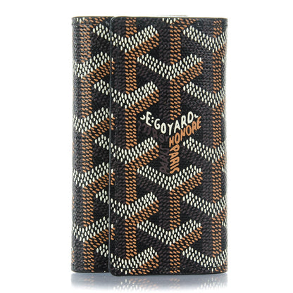 Goyard Goyardine Saint Michel 6 Key Holder Black 1 of 7