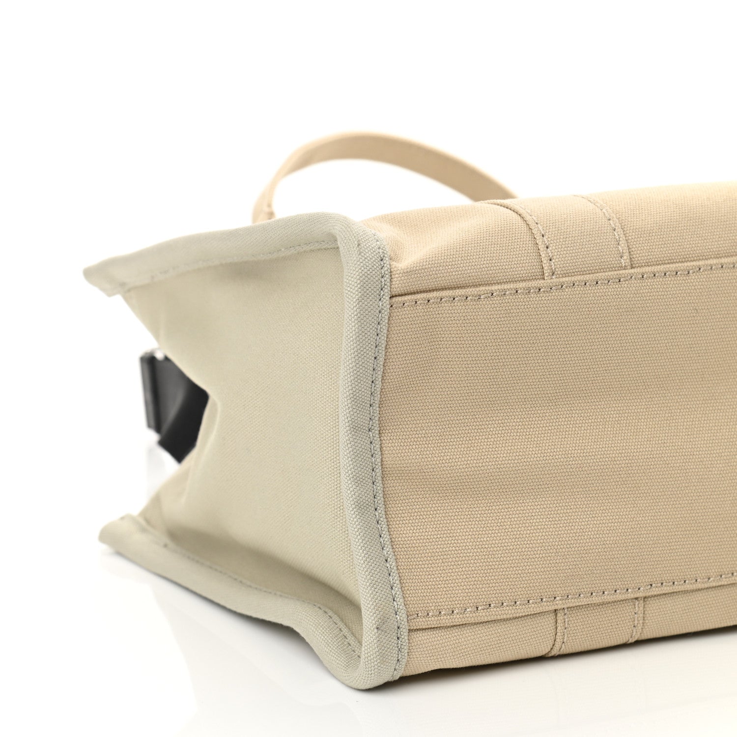 Marc Jacobs Cotton Canvas Medium The Traveler Tote Bag Beige 9 of 10