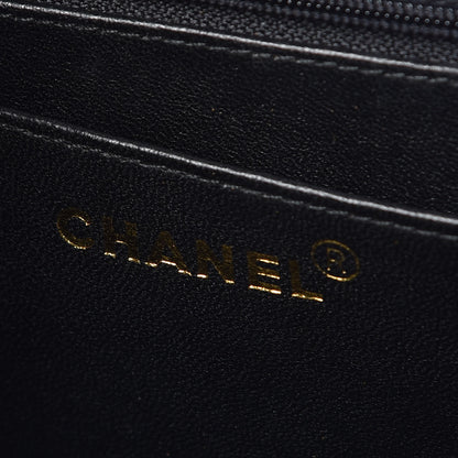 Chanel Patent Diamond Stitched Top Handle Bag Black 8 of 19