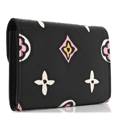 Louis Vuitton Monogram Giant Wild At Heart Rosalie Coin Purse Black 3 of 7