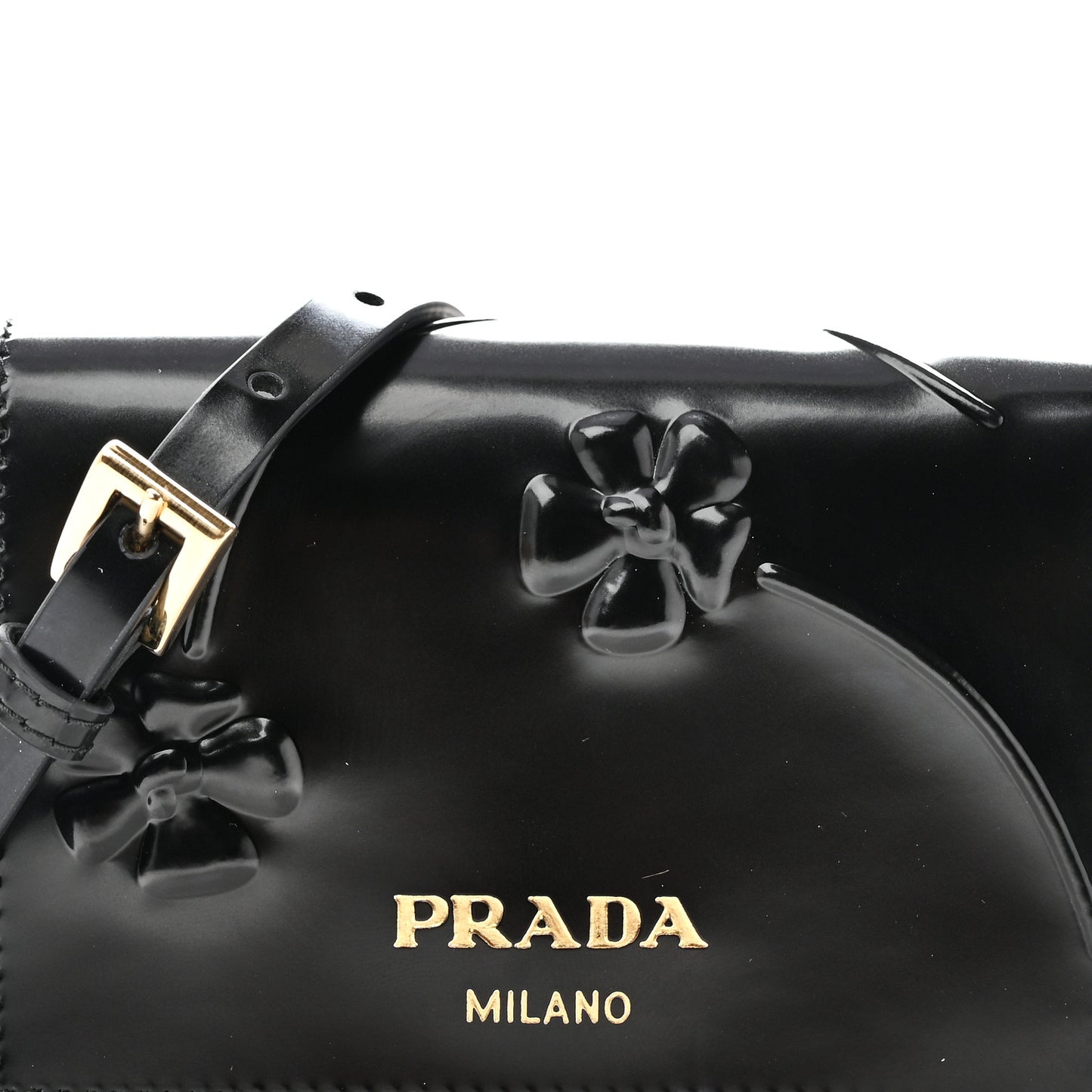 Spazzolato Fior Card Holder With Strap Black