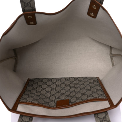 Gucci GG Plus Monogram Medium Signature Web Loop Tote Brown 5 of 9