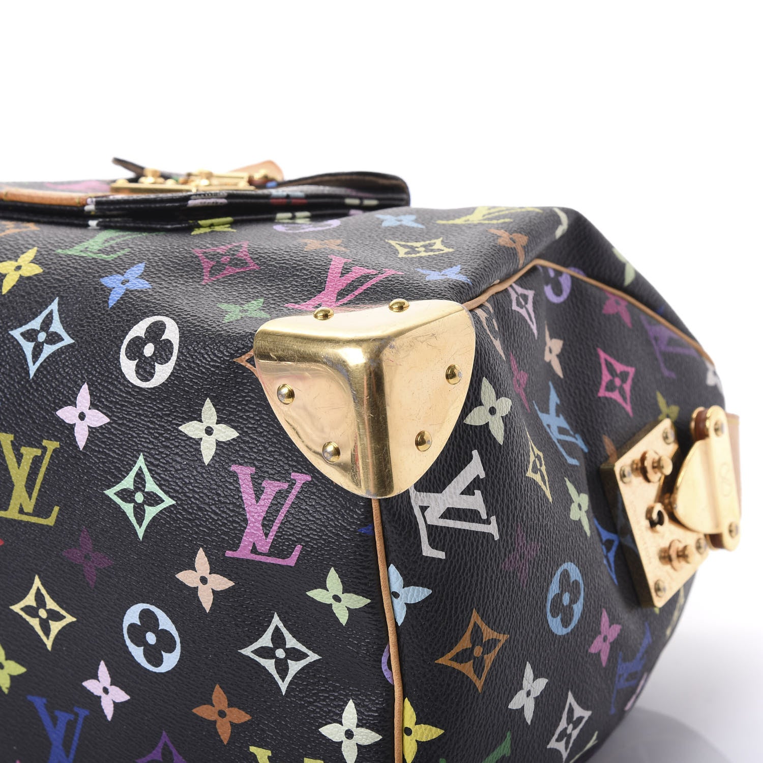 Louis Vuitton Monogram Multicolor Speedy 30 Black 8 of 14