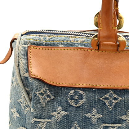 Louis Vuitton Monogram Denim Neo Speedy Blue 15 of 18