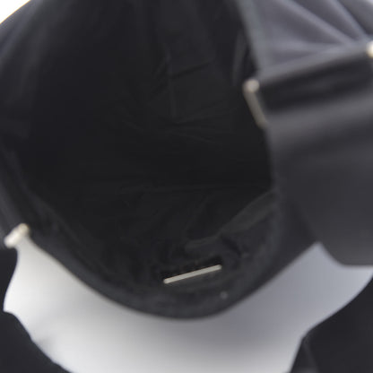 Prada Neoprene Sling Messenger Bag Black 5 of 12