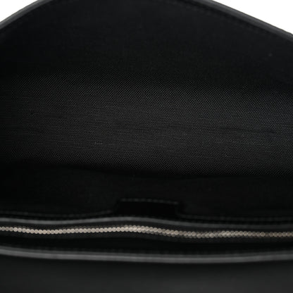 Gucci GG Supreme Monogram Appia Calfskin Web Crossbody Bag Black Grey 5 of 10