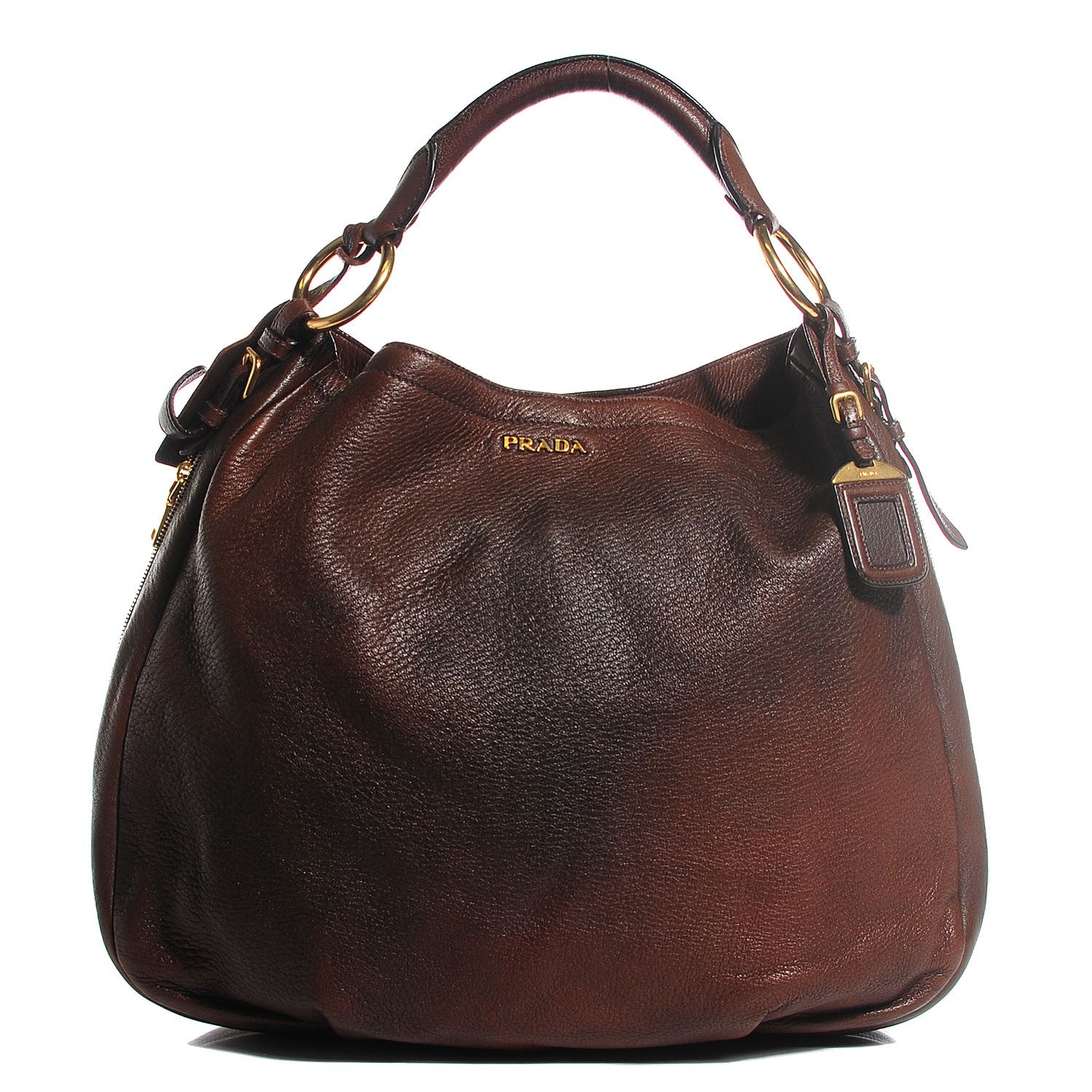 Prada Cervo Antik Hobo Cacao 11 of 20