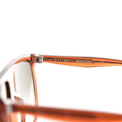 Celine Acetate Thin Shadow Sunglasses CL41435/S Orange 6 of 7