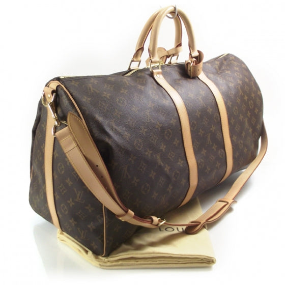 Monogram Keepall 55 + Strap