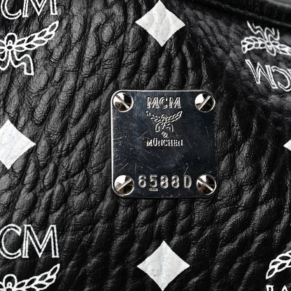 MCM Visetos Medium Project Reversible Shopper Tote Black 6 of 6