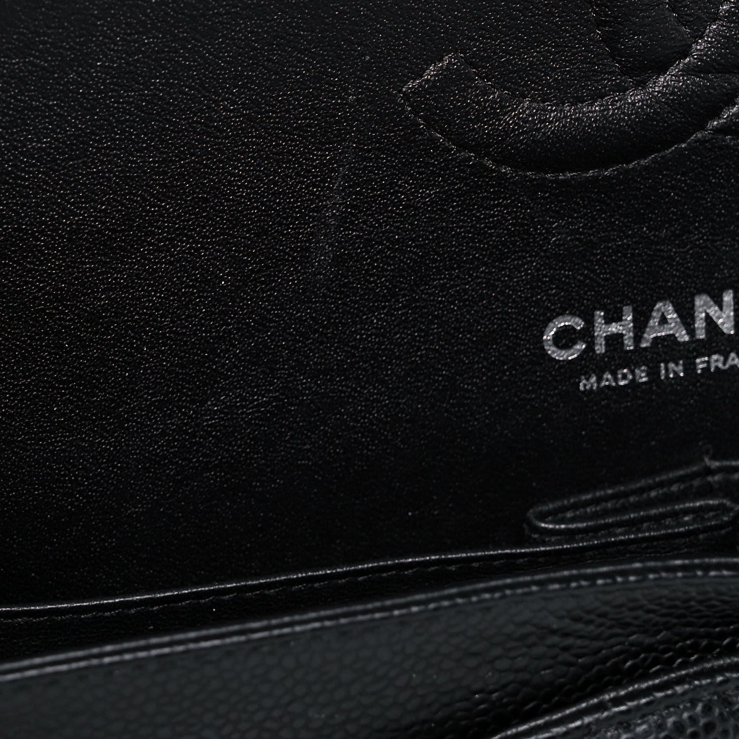 Chanel Caviar Quilted Medium Double Flap Black 12 of 14