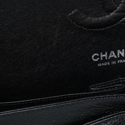 Chanel Caviar Quilted Medium Double Flap Black 12 of 14