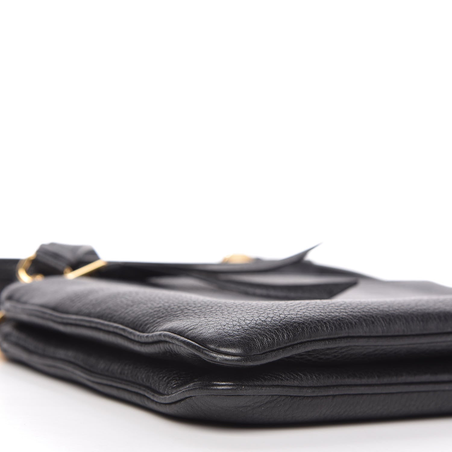 Prada Vitello Daino Double Zip Crossbody Bag Black 7 of 10