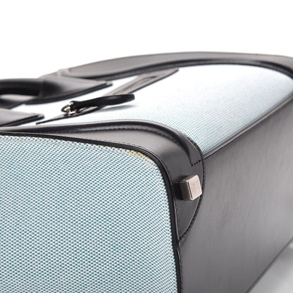 Celine Textile Smooth Calfskin Micro Bi-Color Luggage Blue 9 of 15