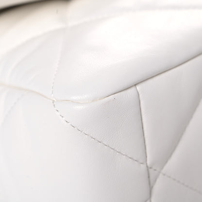 Chanel Lambskin Quilted Large Chanel 19 Flap White 8 of 12